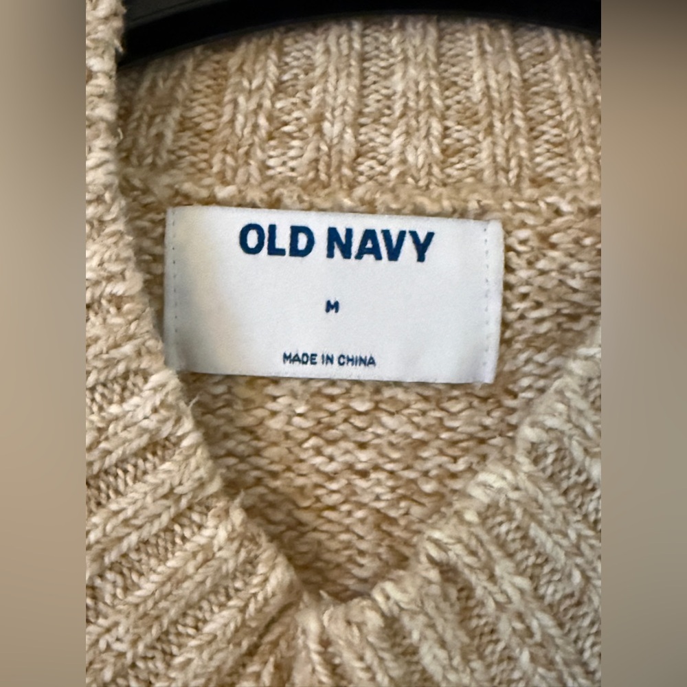 🌻5/$16🌻Cozy Cable Knit Sweater - Beige/Apricot - Picture 4 of 5